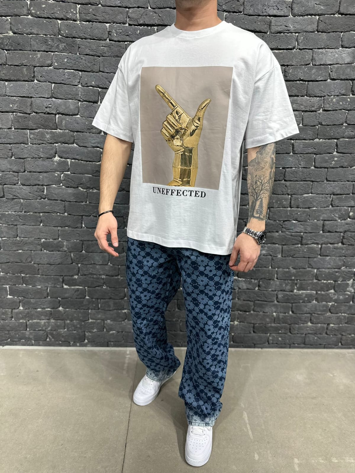 T-SHIRT OVERSIZE WHITE UN106