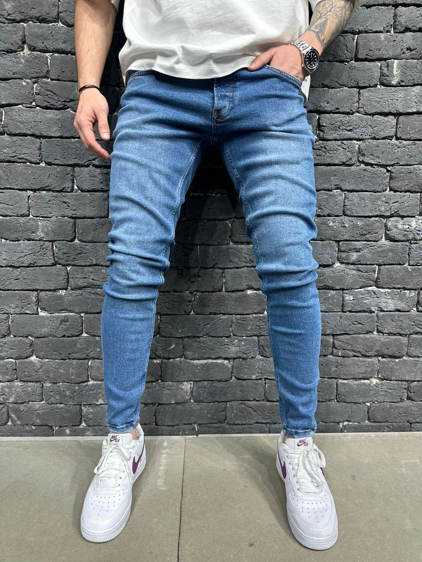 JEANS BLUE SLIM SIMPLE B9217