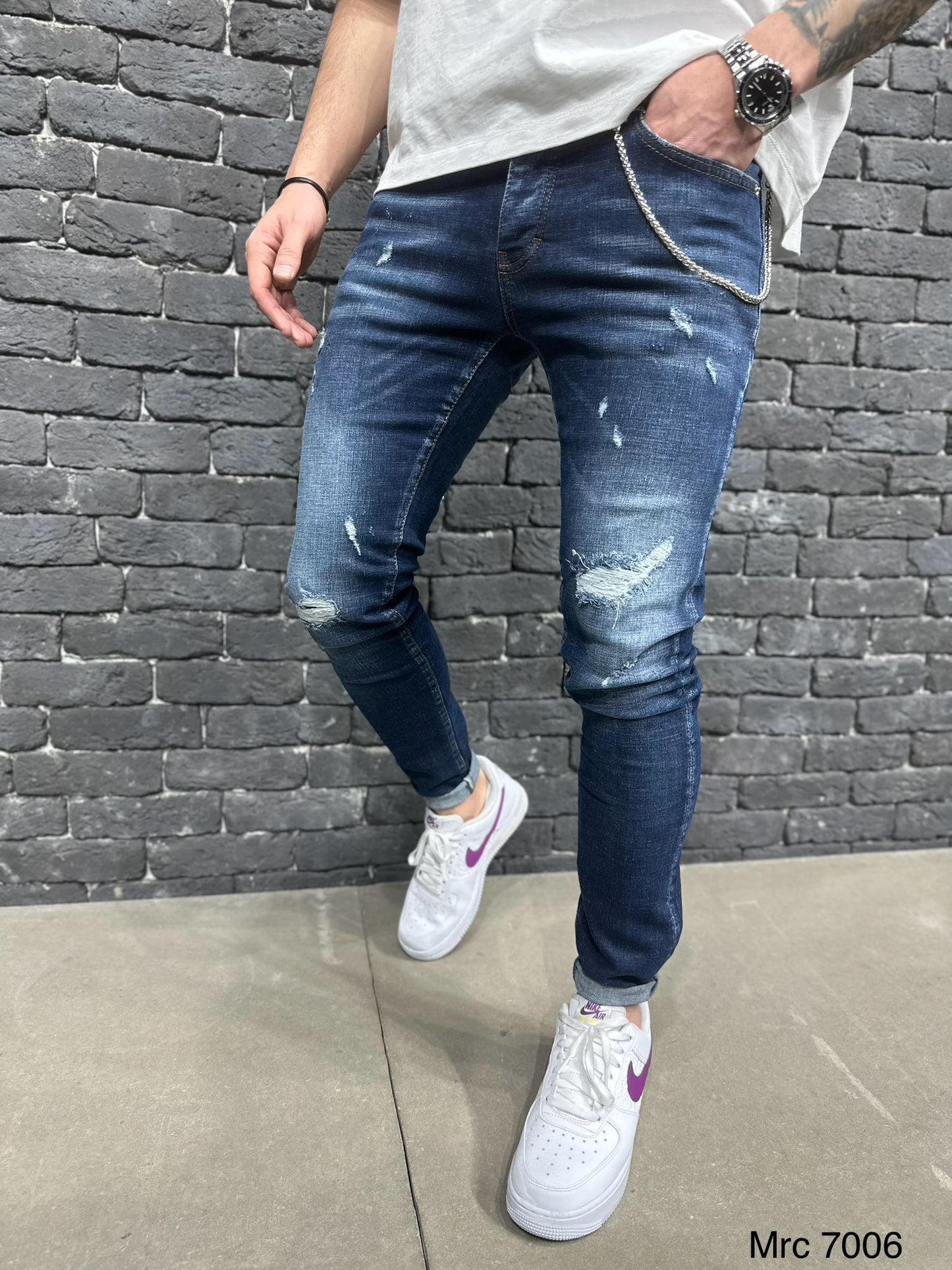 JEANS BLUE SLIM MRJ7006