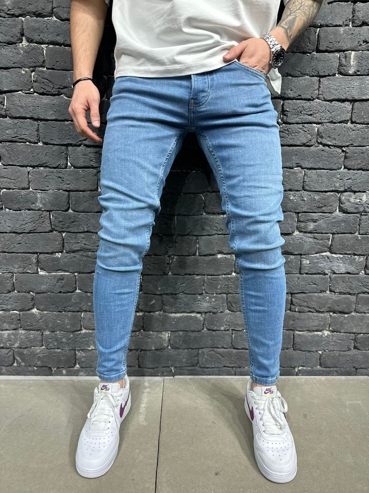 JEANS BLUE SLIM SIMPLE B9186