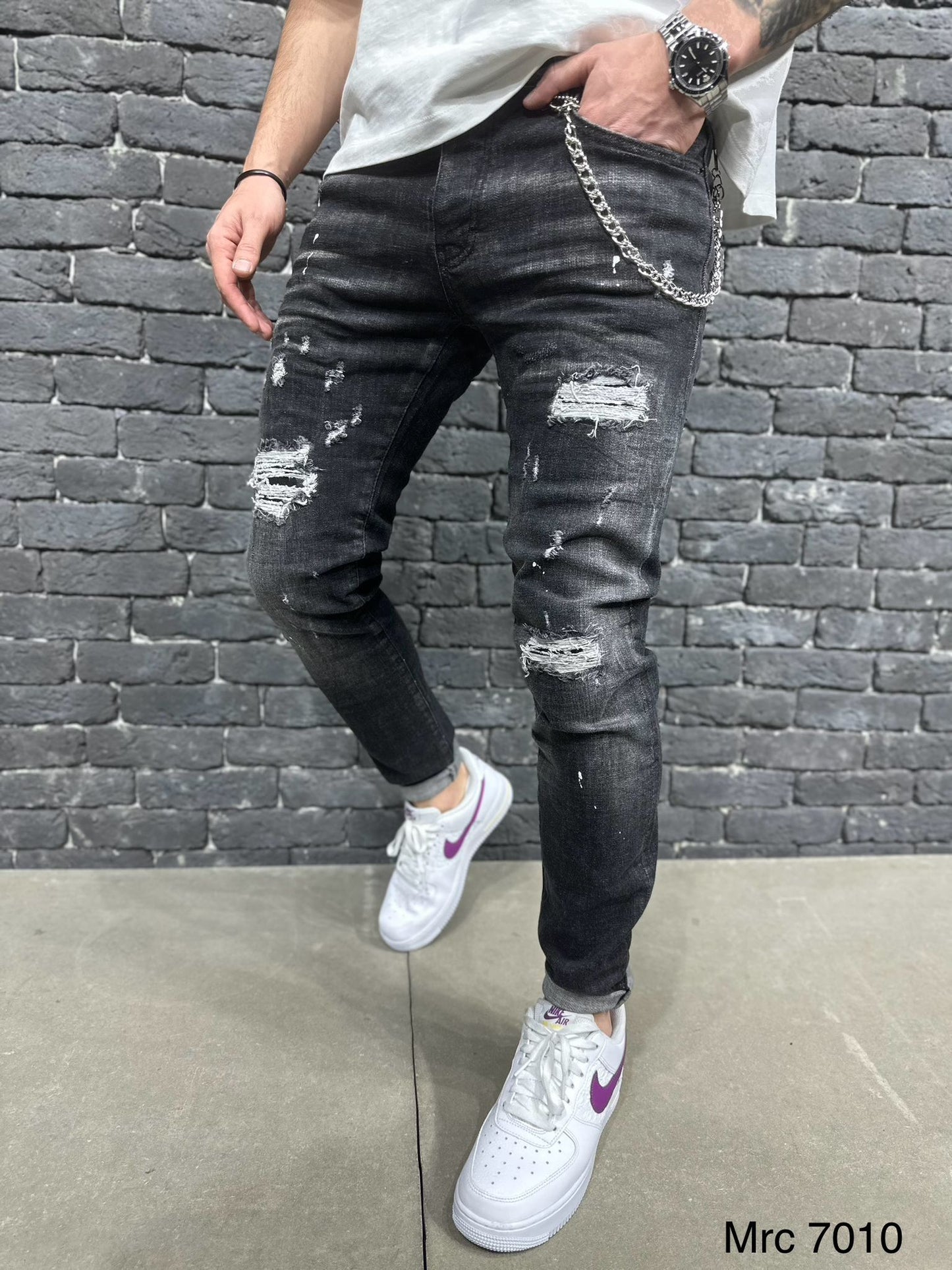 JEANS BLACK SLIM MRJ7010 - ZG PREMIUM