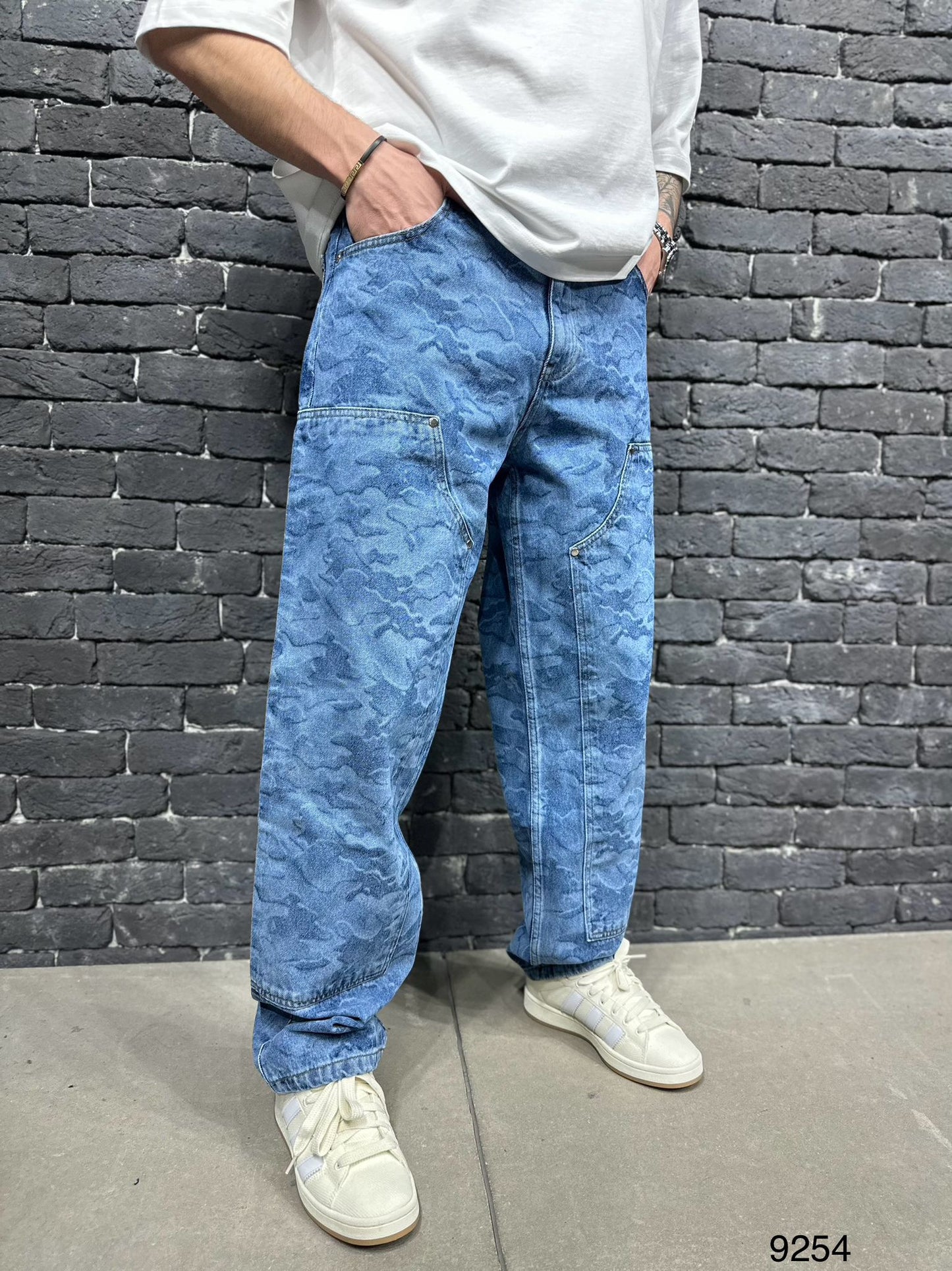 JEANS BAGGY BLUE B9254