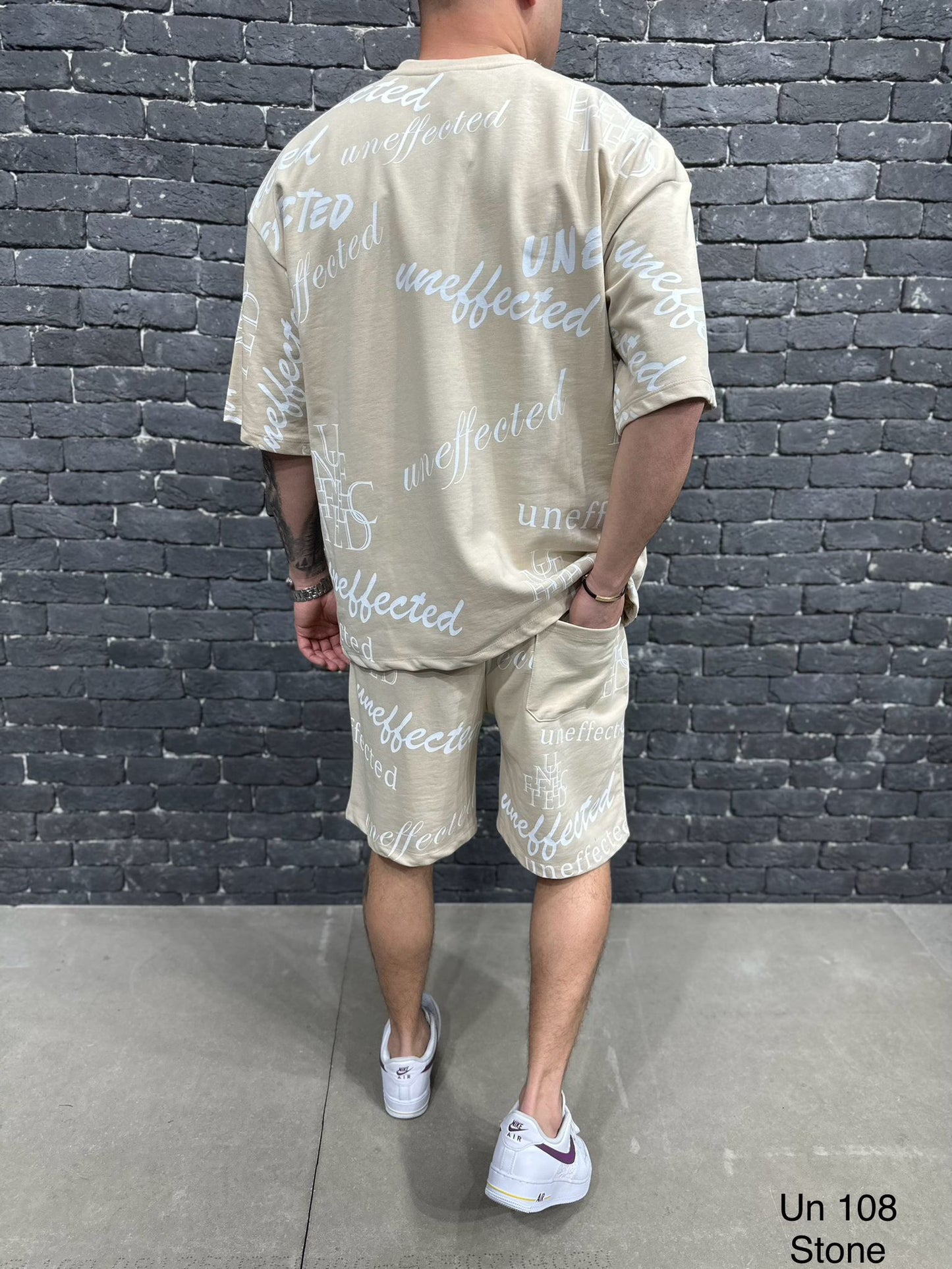 ENSEMBLE SHORT ET T-SHIRT STONE UN108