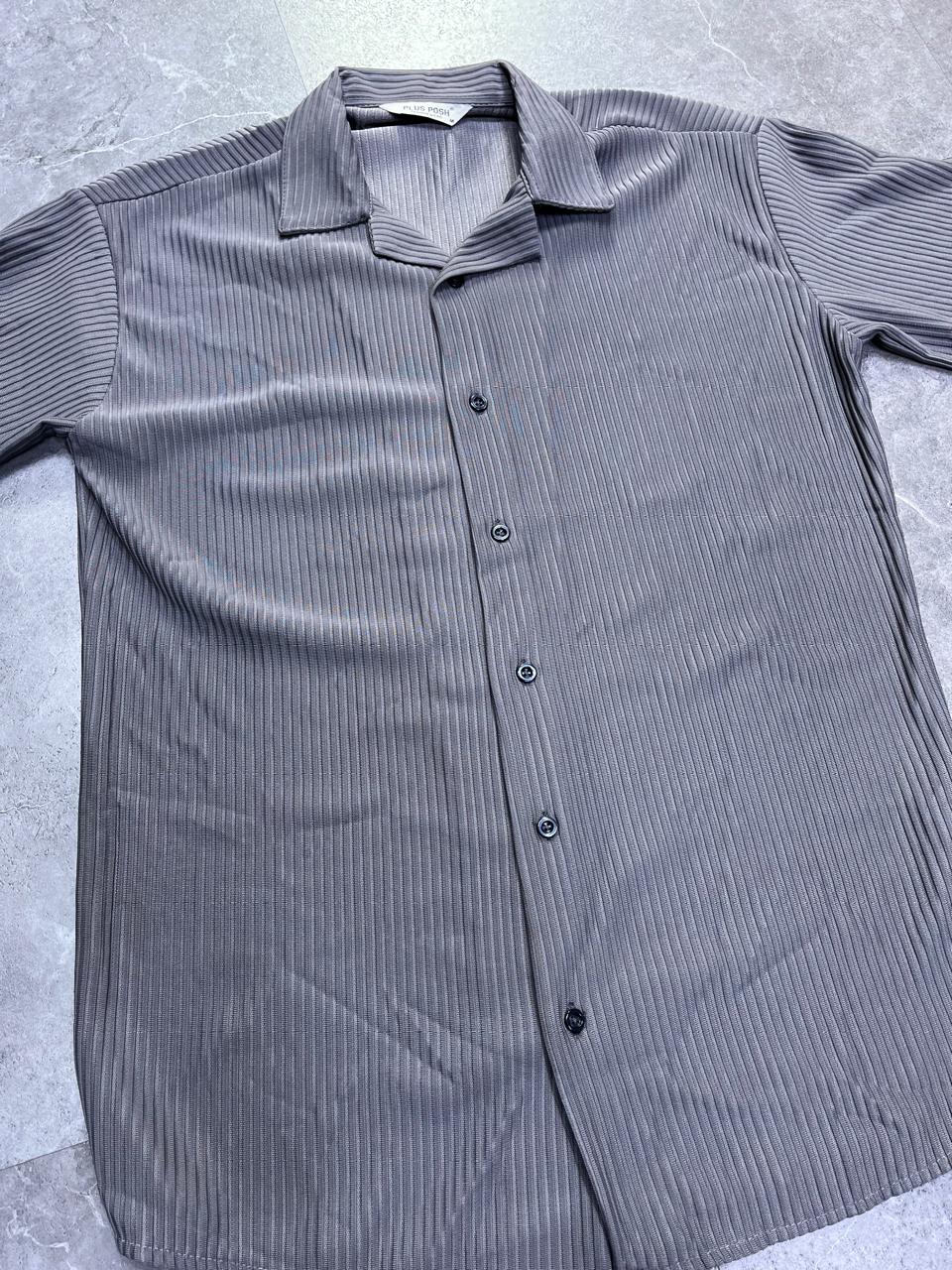 CHEMISE PLUS POCH GREY