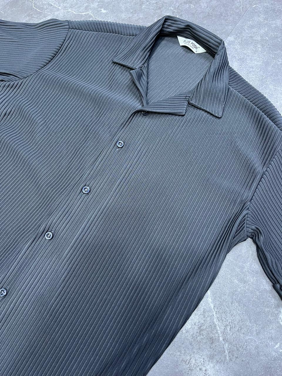 CHEMISE PLUS POCH GREY