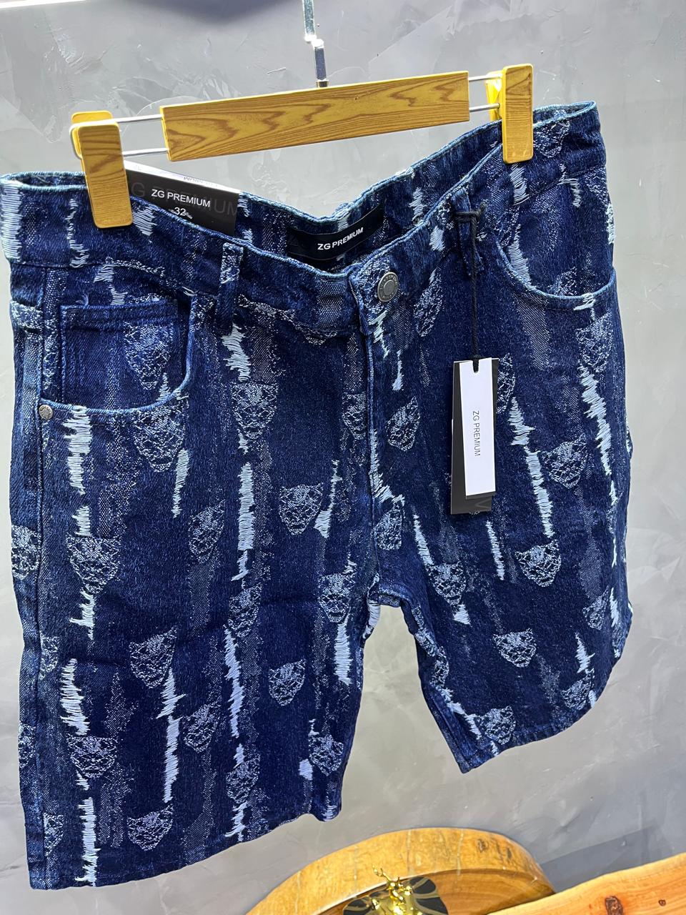 SHORT JEANS BLUE BAGGY ES3116