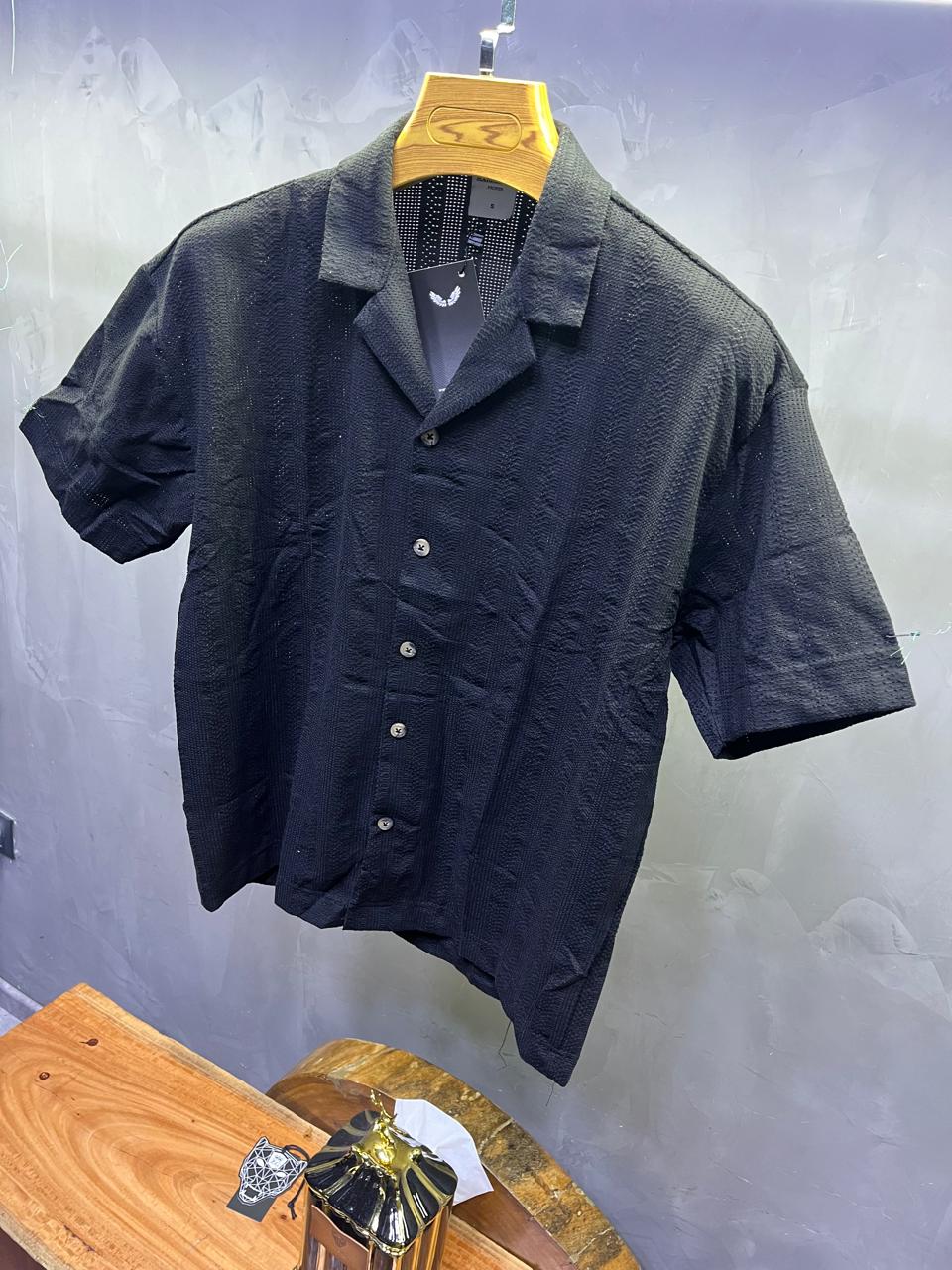 CHEMISE MARRAKECH BLACK GML 2188 - ZG PREMIUM