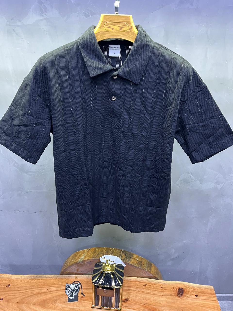 CHEMISE MARRAKECH BLACK TST 2178