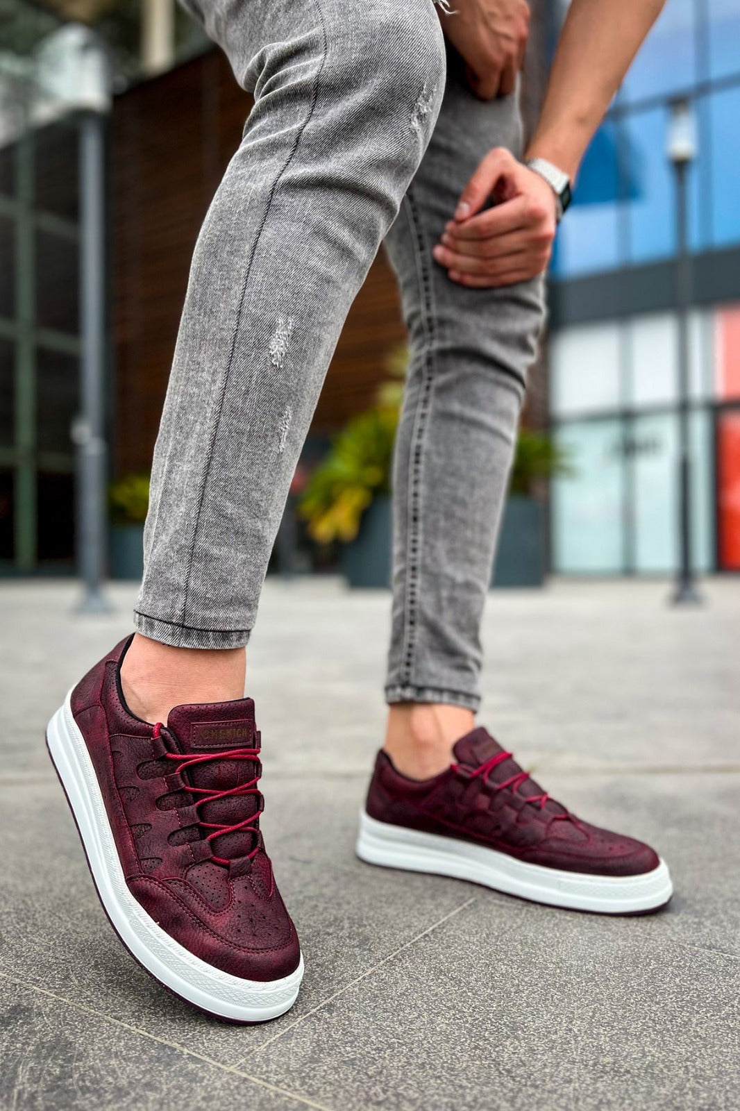 CHEKICH SNEAKERS BORDO CH040