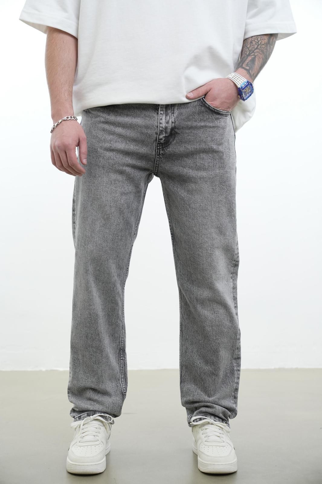 JEANS BAGGY GREY B9934