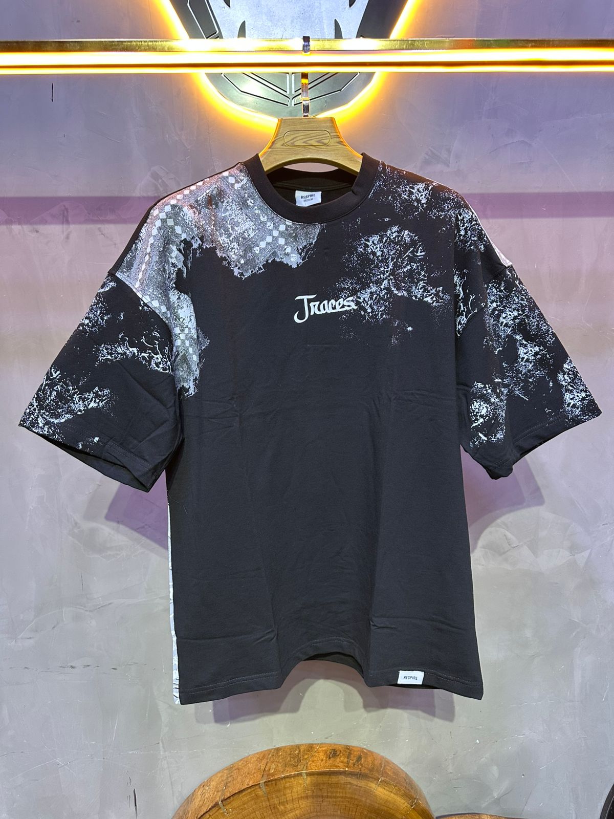 T SHIRT OVERSIZE RESPIRE BLACK 4191