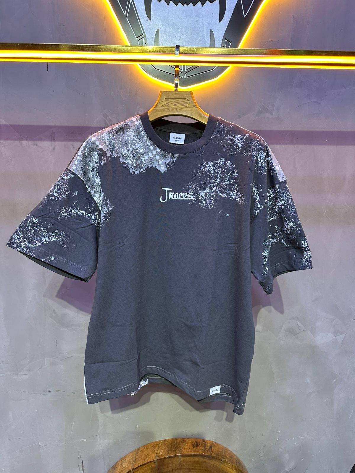 T SHIRT OVERSIZE RESPIRE GREY 4191