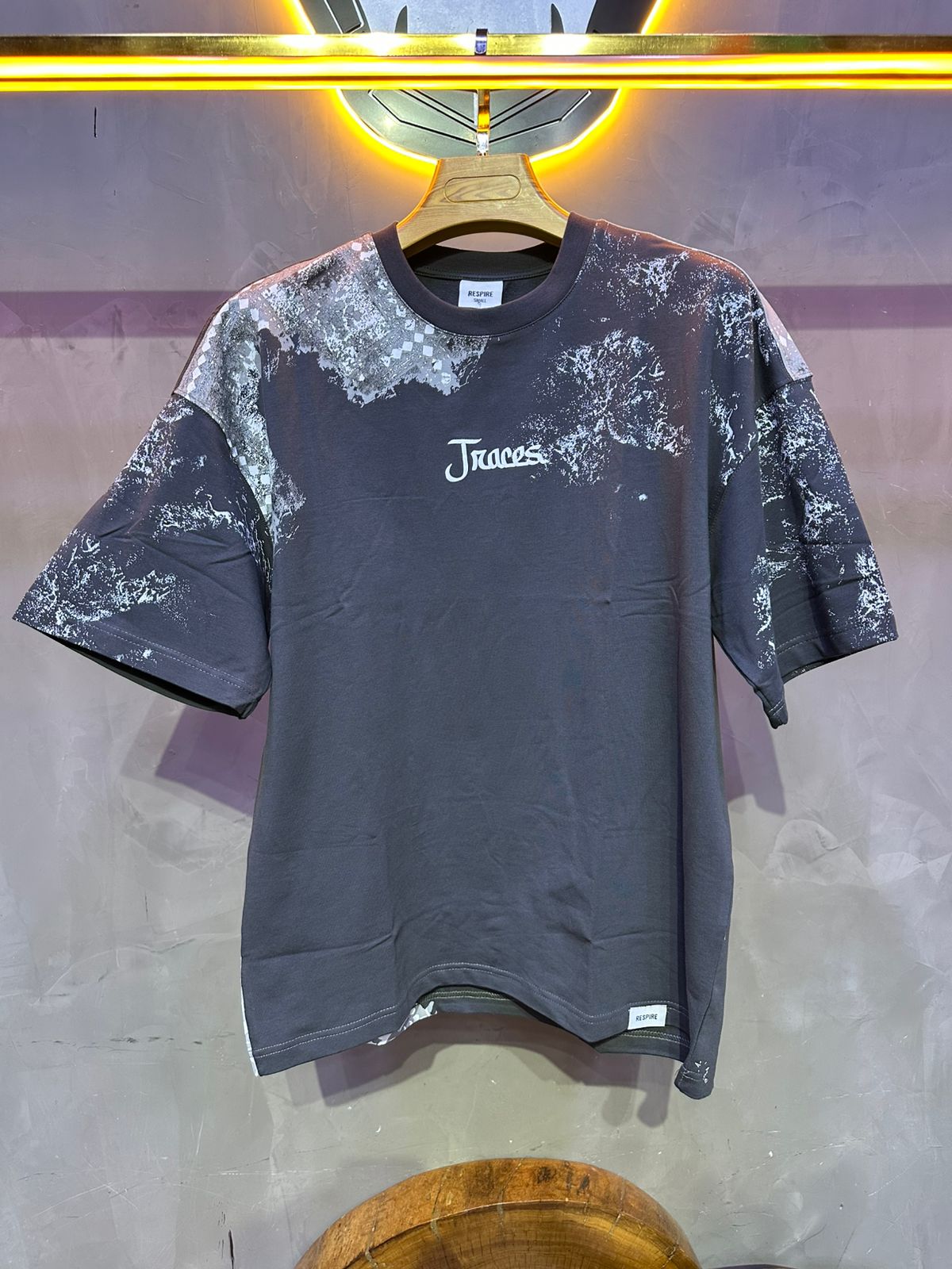 T SHIRT OVERSIZE RESPIRE GREY 4191