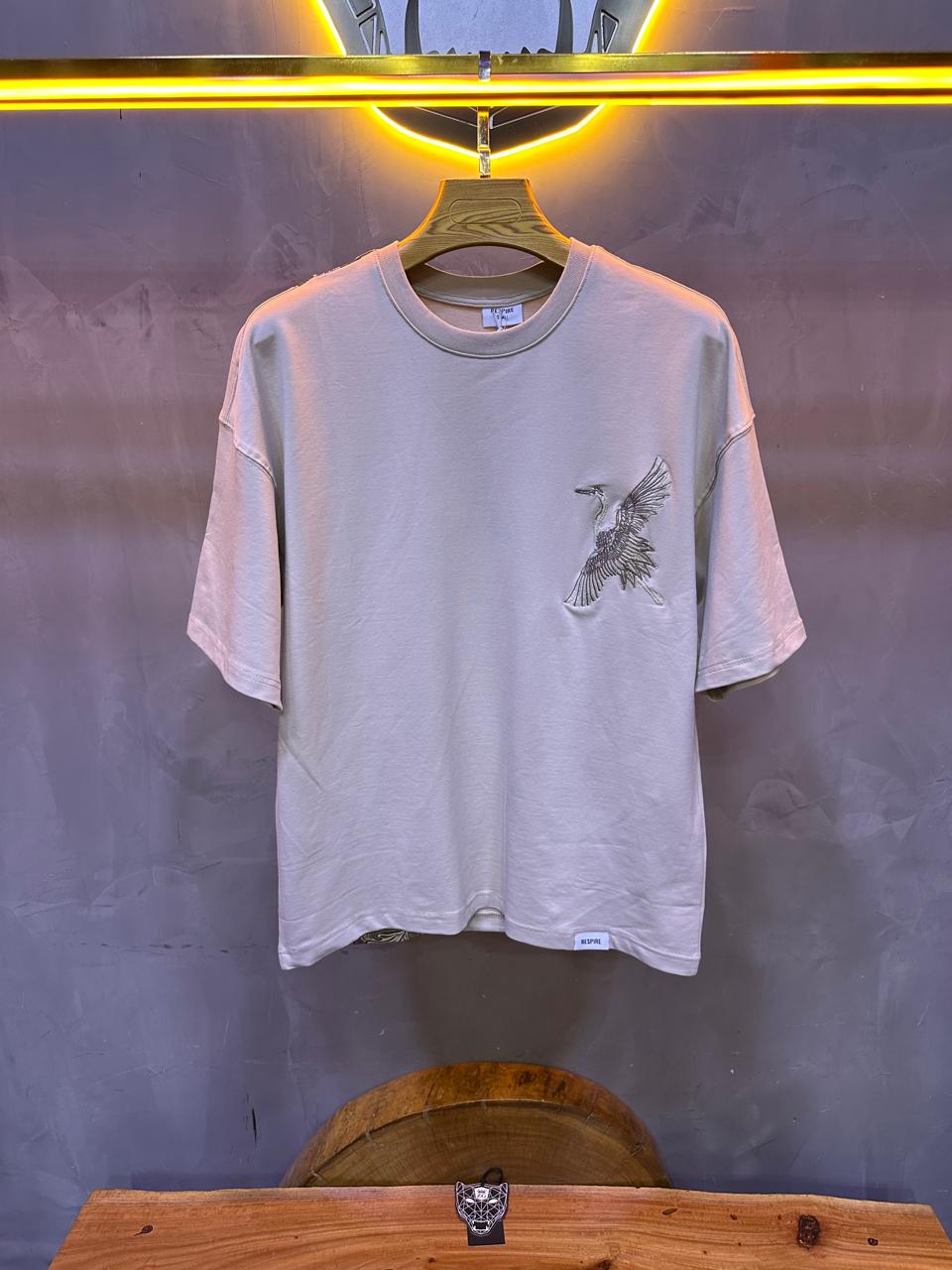 T SHIRT OVERSIZE RESPIRE BEIGE 4209 - ZG PREMIUM
