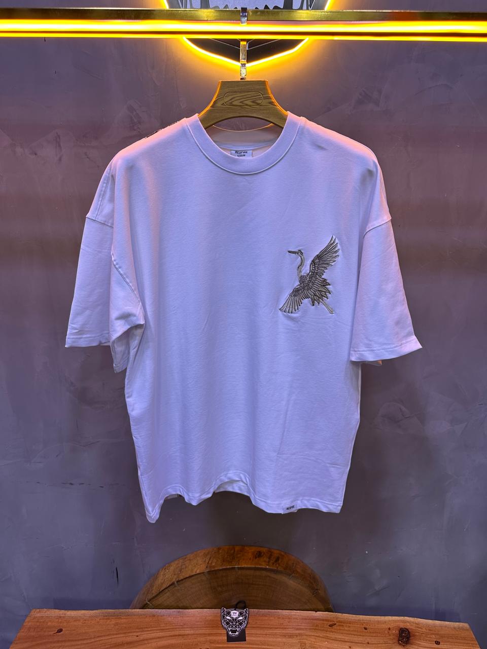 T SHIRT OVERSIZE RESPIRE WHITE 4209 - ZG PREMIUM