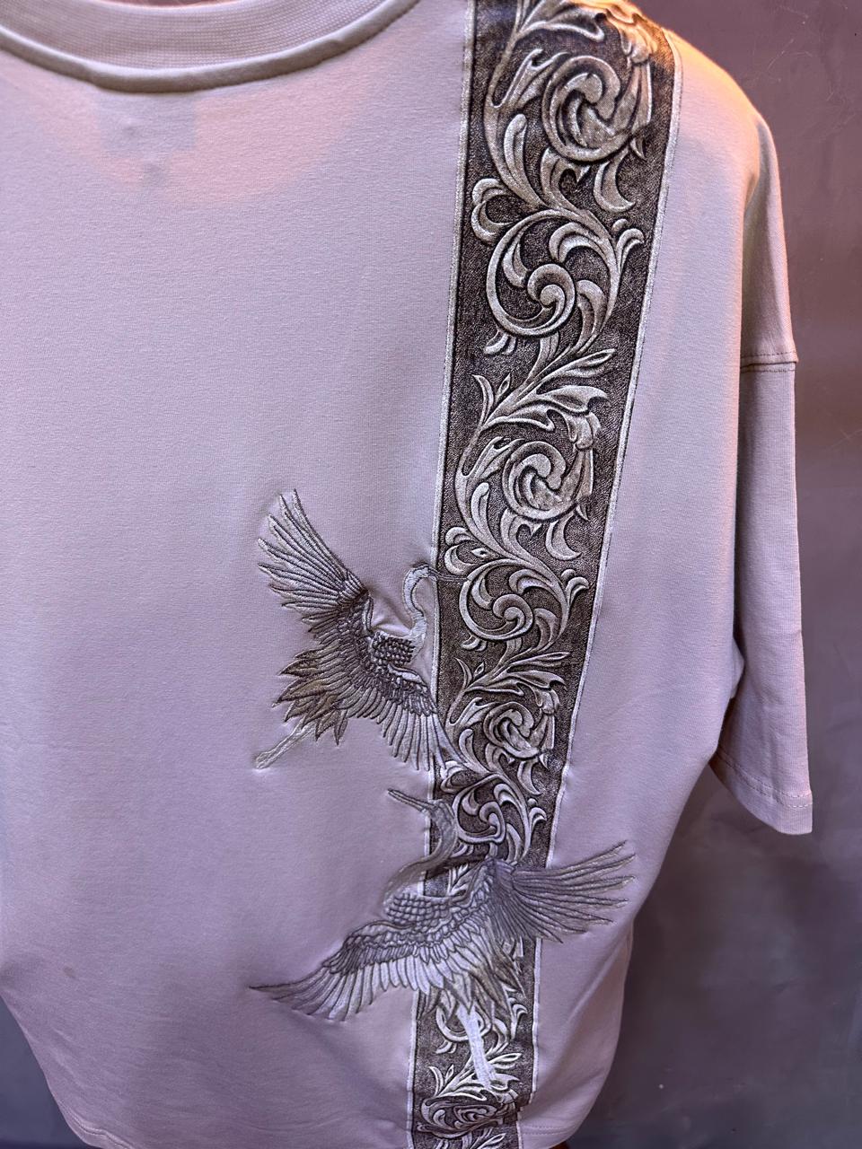 T SHIRT OVERSIZE RESPIRE BEIGE 4209