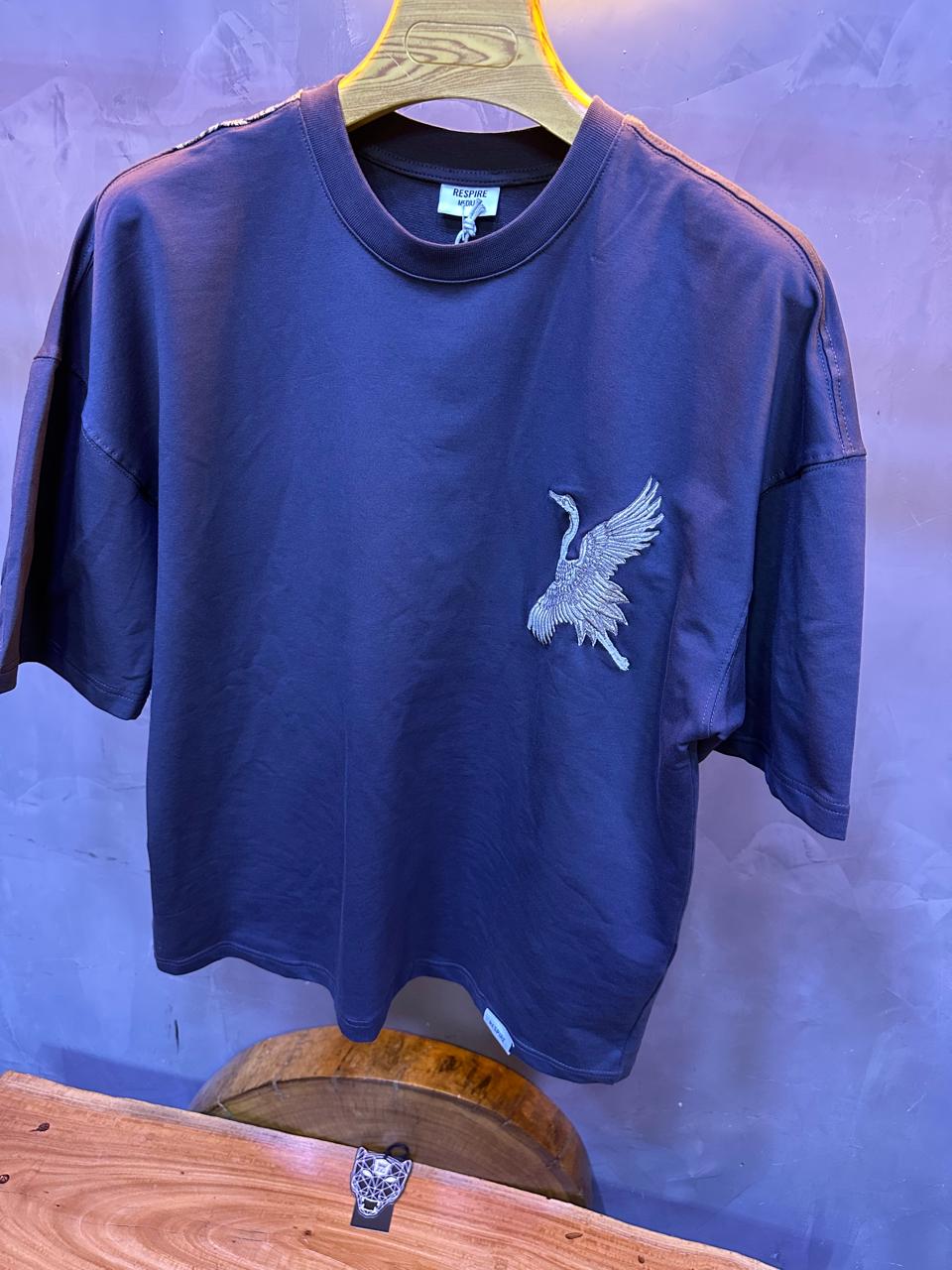 T SHIRT OVERSIZE RESPIRE GREY 4209