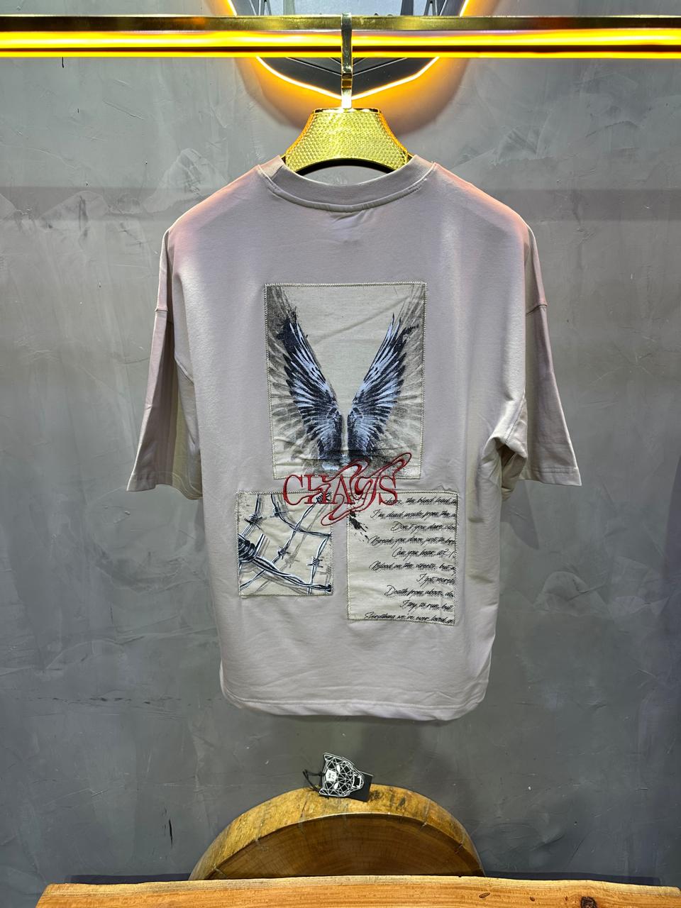 T SHIRT OVERSIZE RESPIRE BEIGE 4211