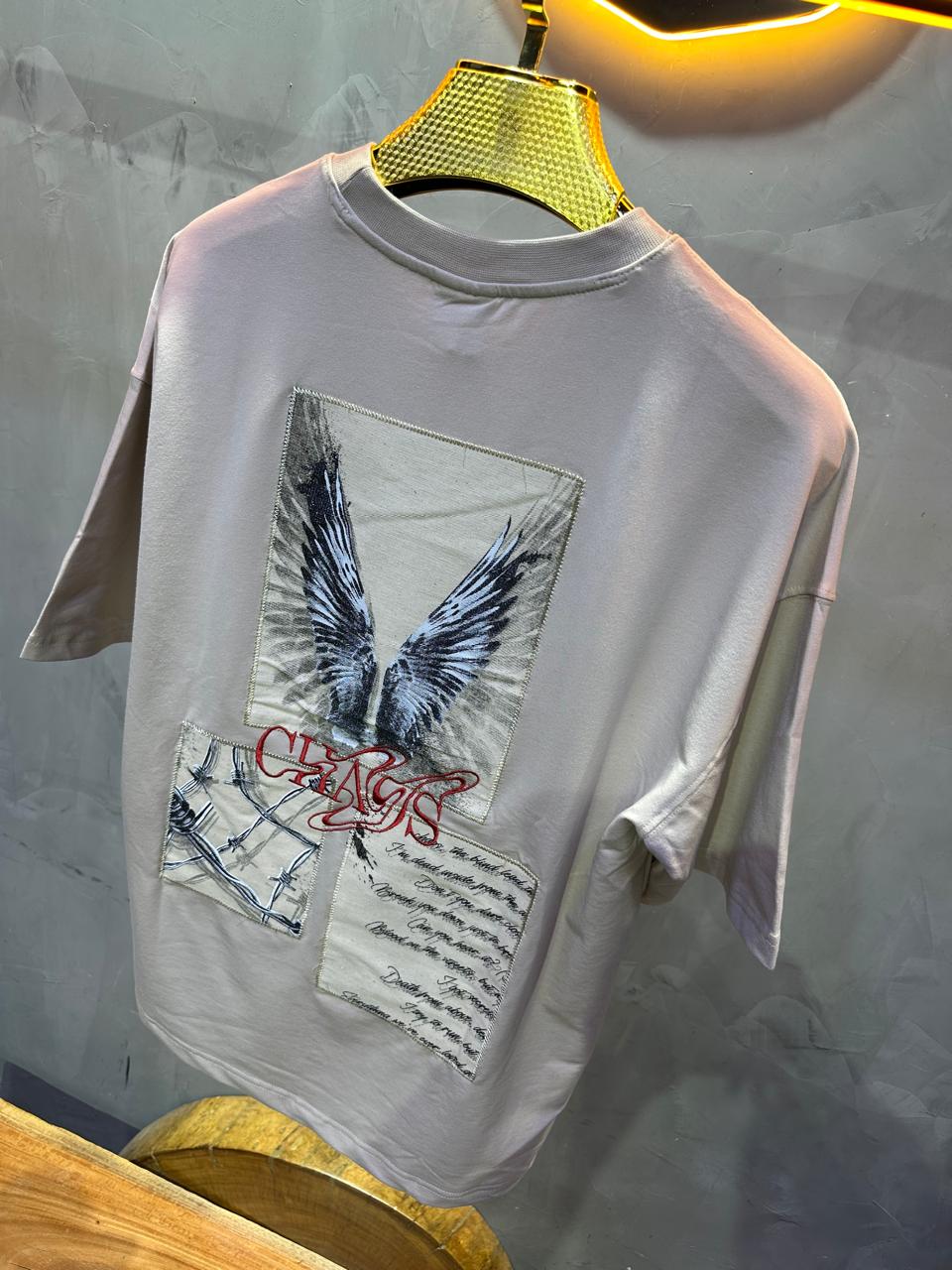 T SHIRT OVERSIZE RESPIRE BEIGE 4211