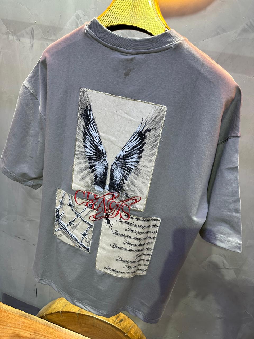T SHIRT OVERSIZE RESPIRE GREY 4211