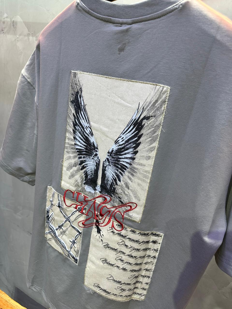 T SHIRT OVERSIZE RESPIRE GREY 4211
