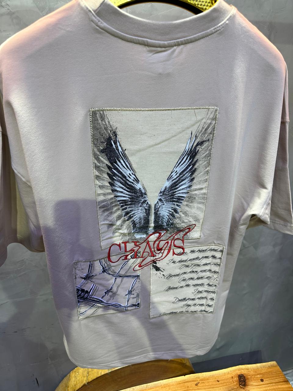 T SHIRT OVERSIZE RESPIRE BEIGE 4211