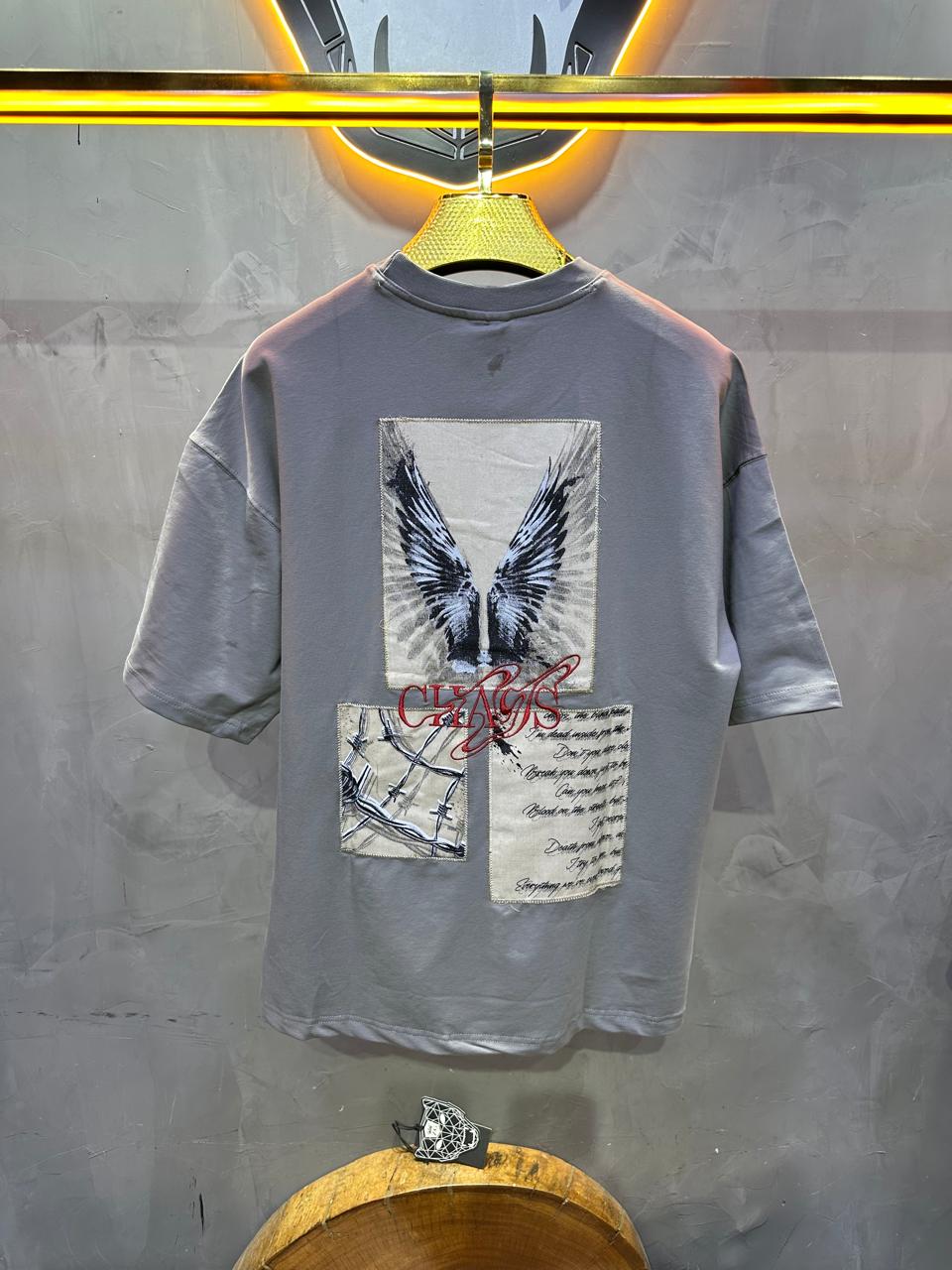 T SHIRT OVERSIZE RESPIRE GREY 4211