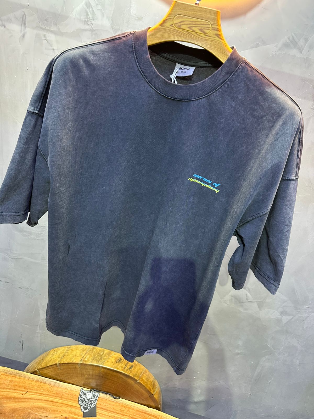 T SHIRT OVERSIZE RESPIRE BLACK 4195