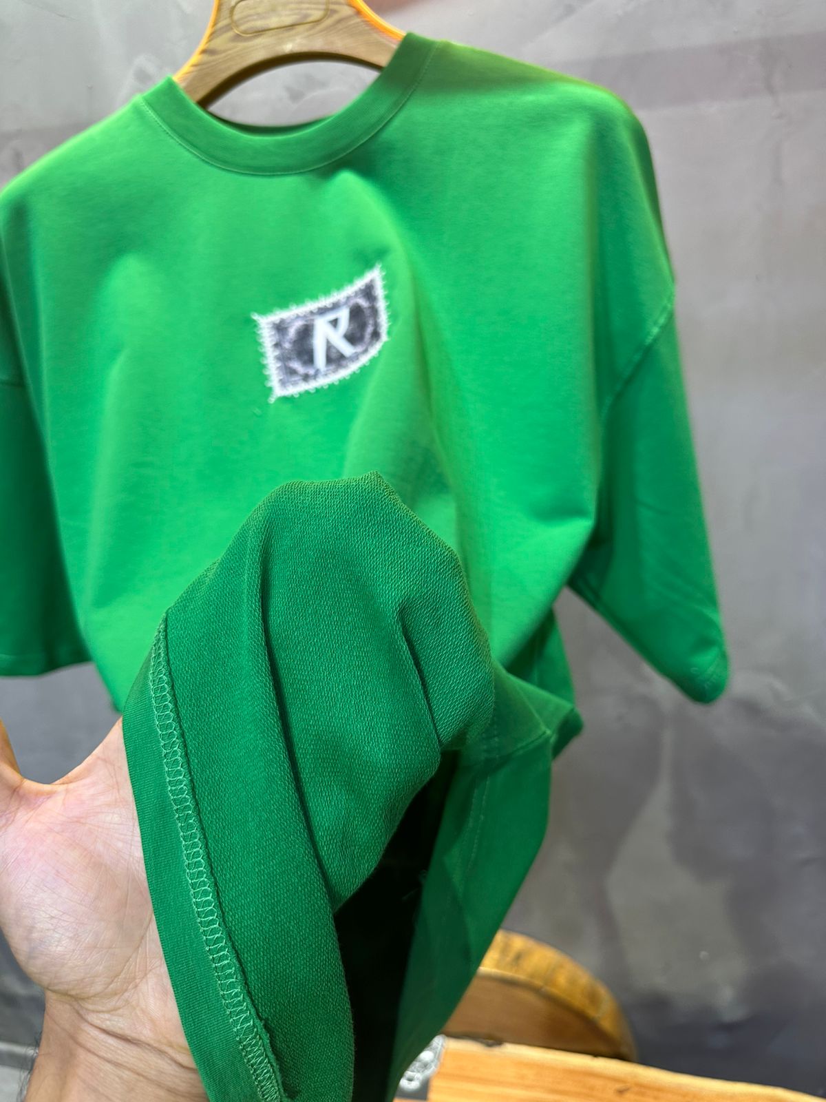 T SHIRT OVERSIZE RESPIRE GREEN 4176 - ZG PREMIUM