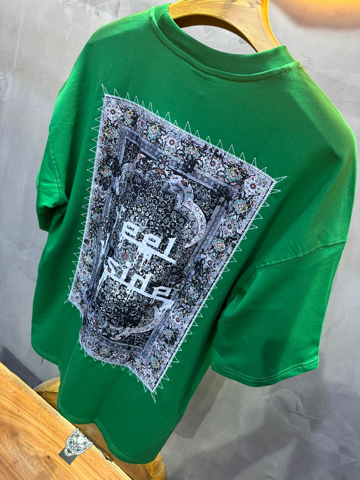 T SHIRT OVERSIZE RESPIRE GREEN 4176