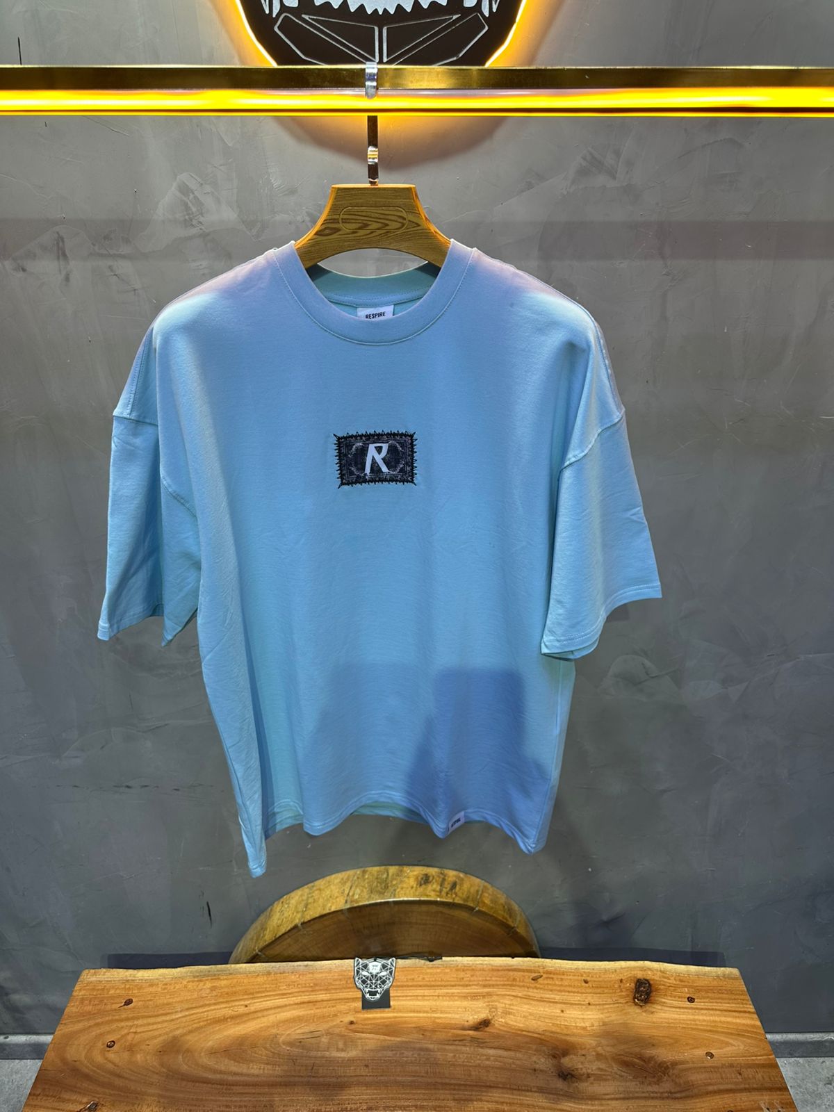 T SHIRT OVERSIZE RESPIRE BLUE 4176 - ZG PREMIUM