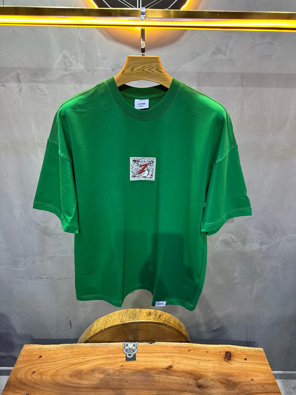 T SHIRT OVERSIZE RESPIRE GREEN 4206 - ZG PREMIUM