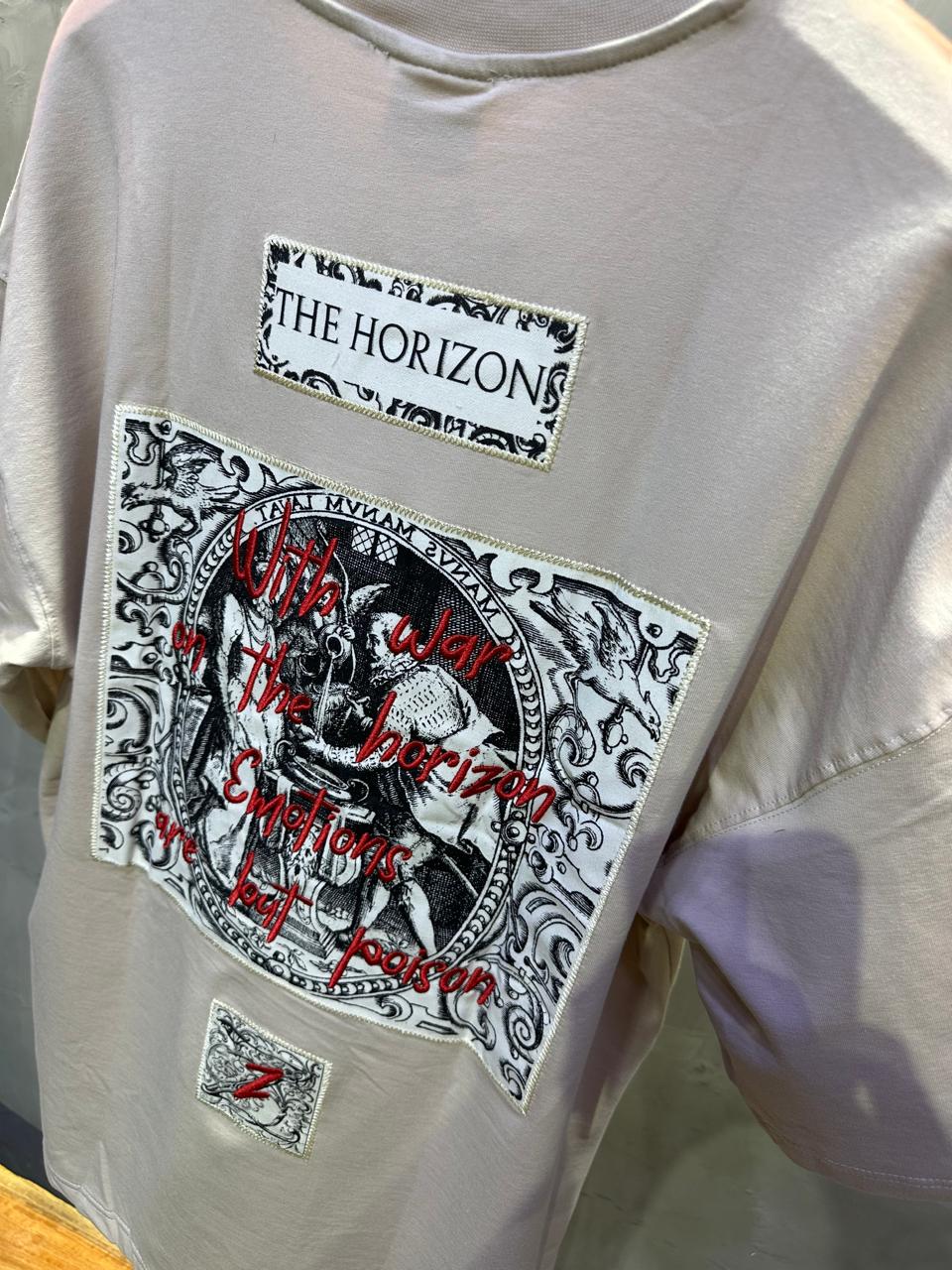 T SHIRT OVERSIZE RESPIRE BEIGE 4206