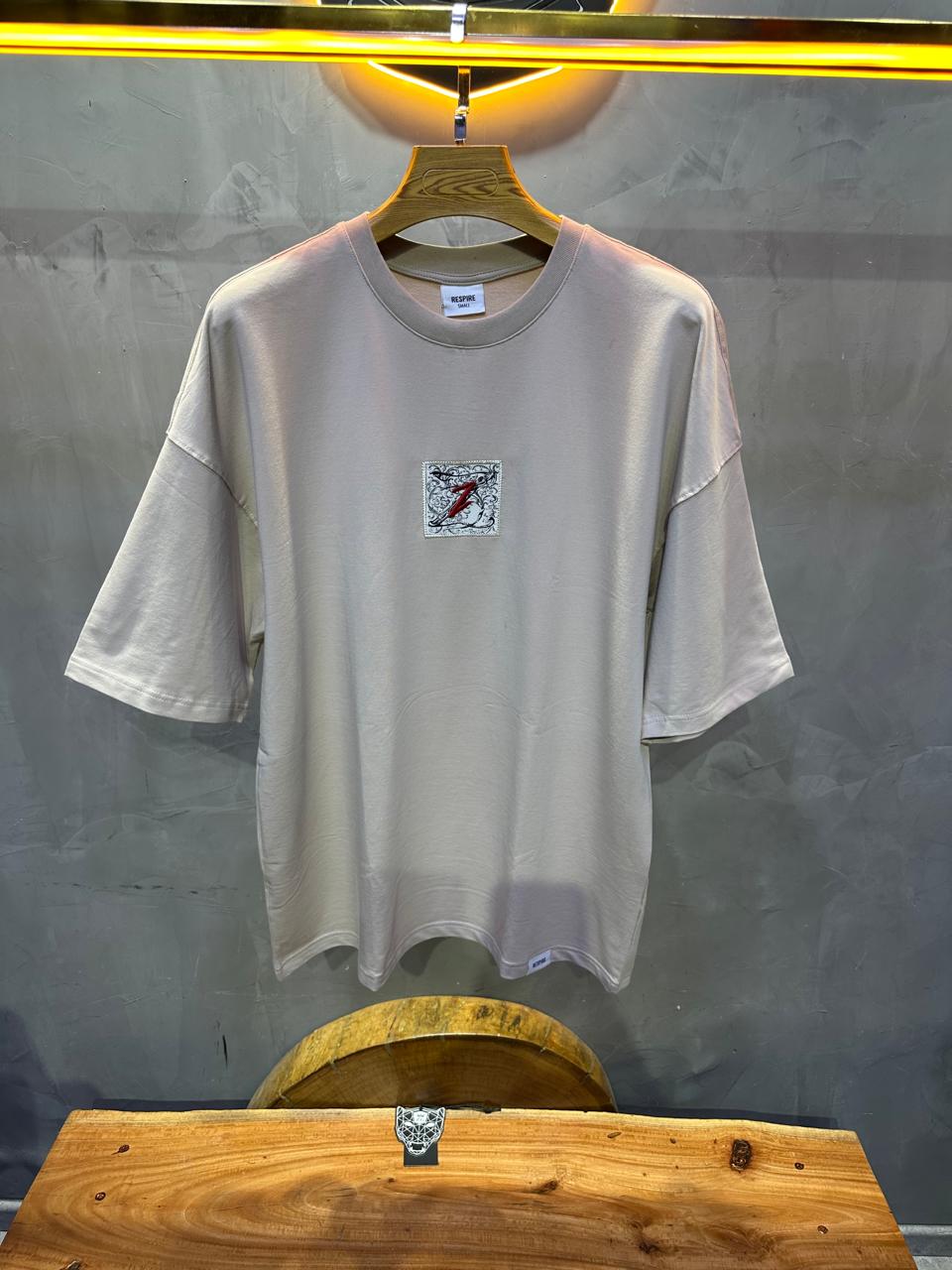 T SHIRT OVERSIZE RESPIRE BEIGE 4206
