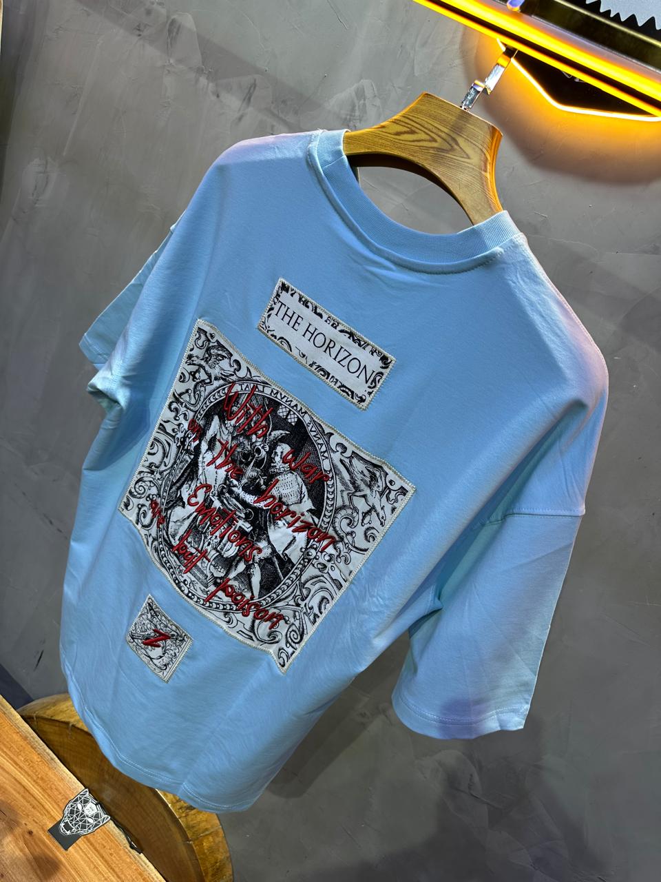 T SHIRT OVERSIZE RESPIRE BLUE 4206