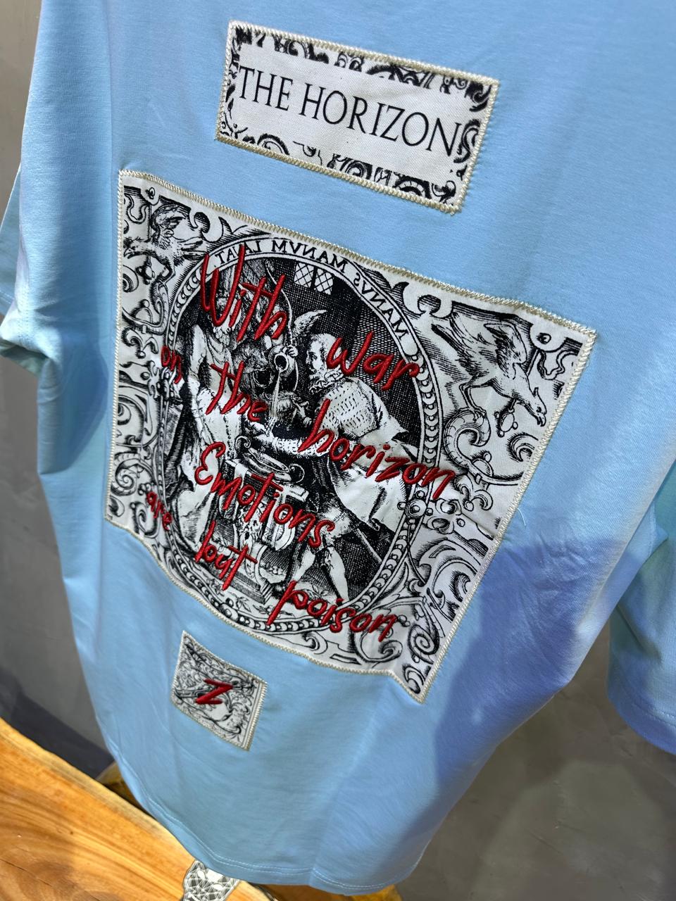 T SHIRT OVERSIZE RESPIRE BLUE 4206