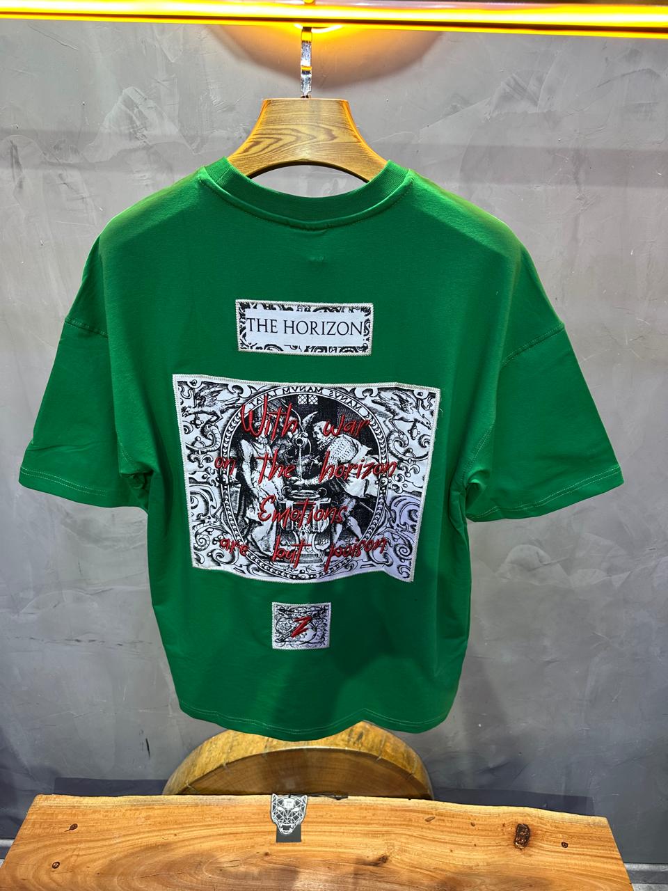 T SHIRT OVERSIZE RESPIRE GREEN 4206