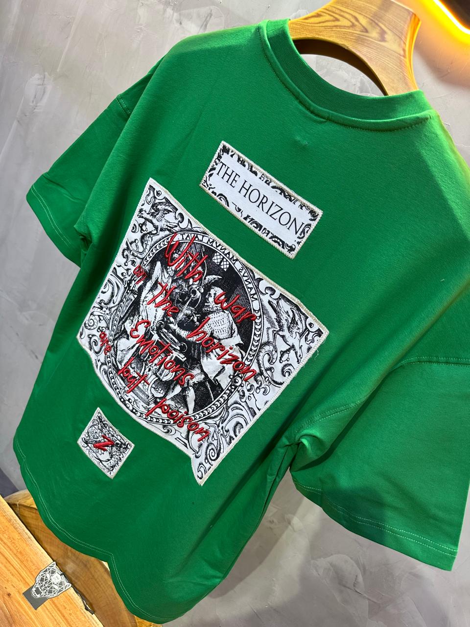 T SHIRT OVERSIZE RESPIRE GREEN 4206