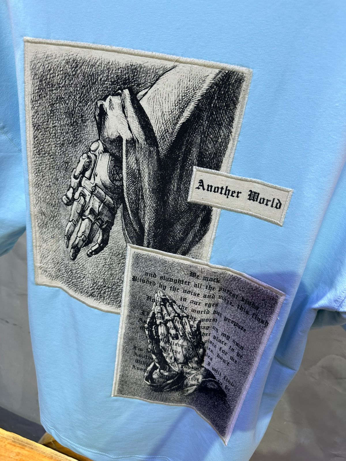 T SHIRT OVERSIZE RESPIRE BLUE 4177