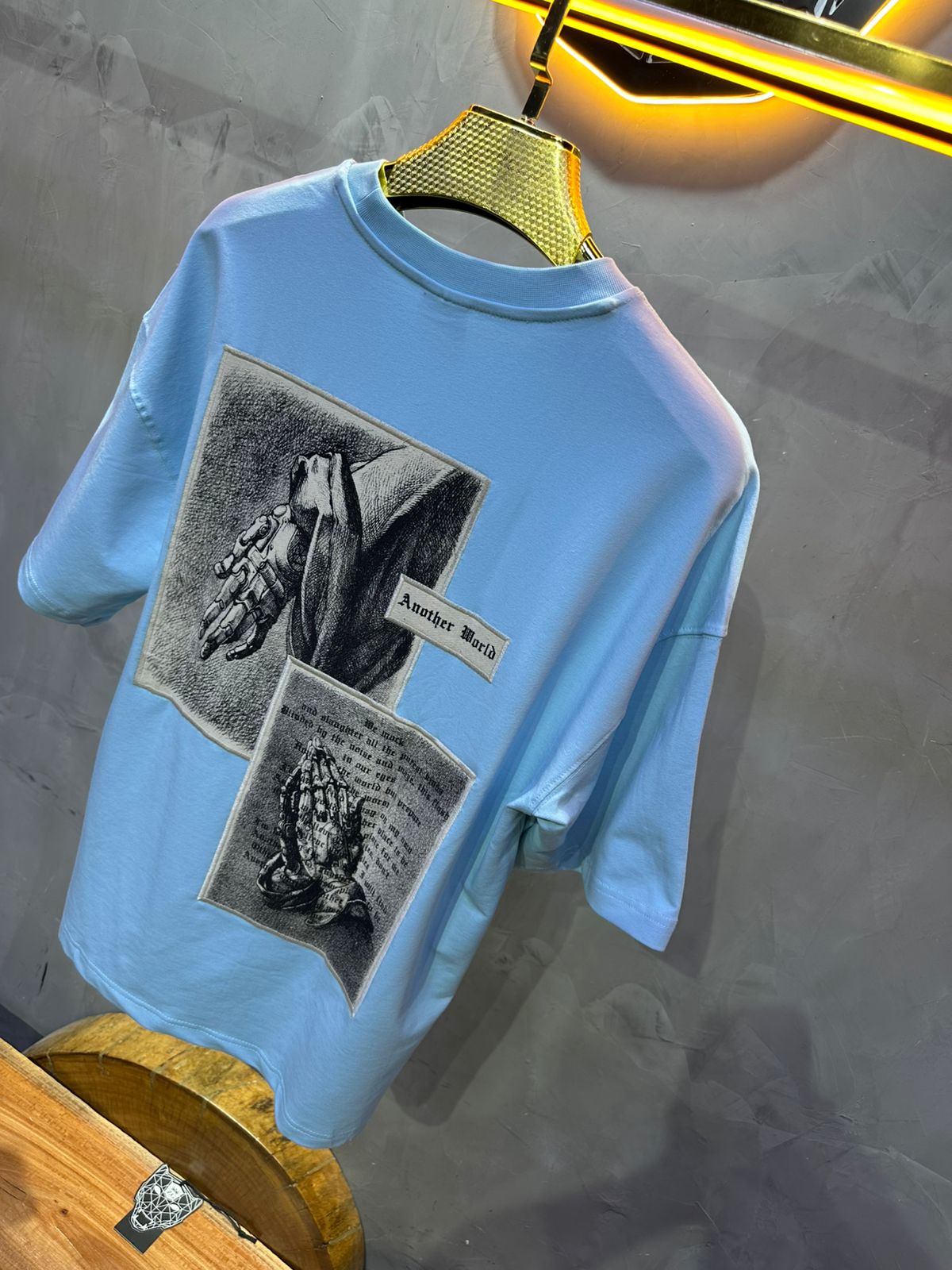 T SHIRT OVERSIZE RESPIRE BLUE 4177