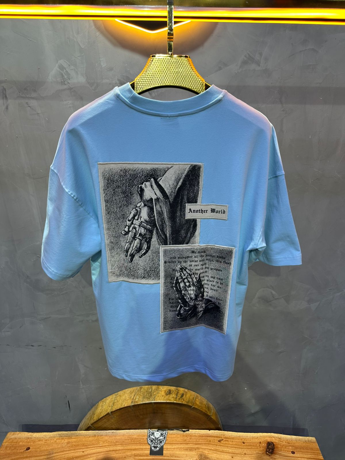 T SHIRT OVERSIZE RESPIRE BLUE 4177