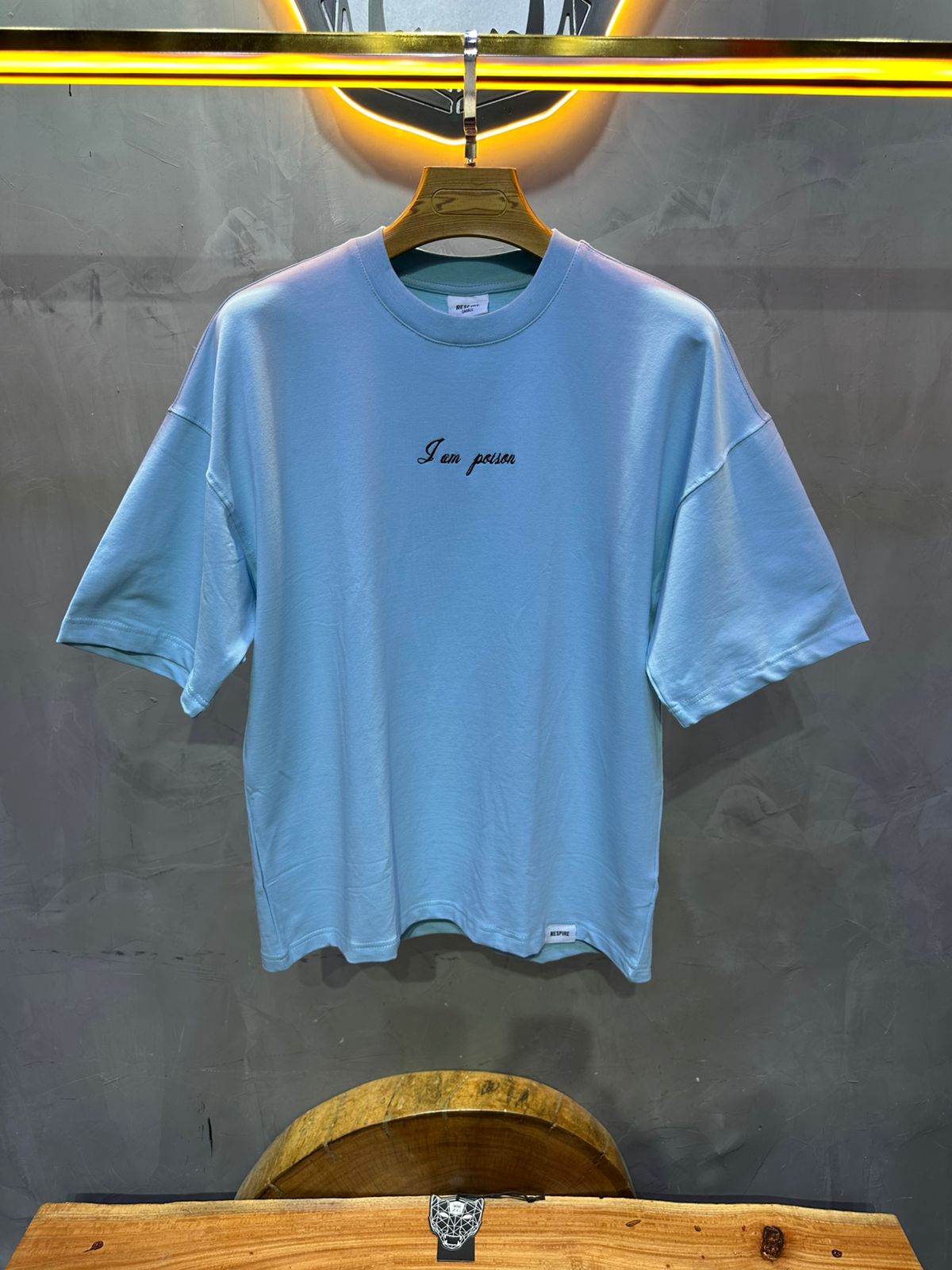 T SHIRT OVERSIZE RESPIRE BLUE 4215