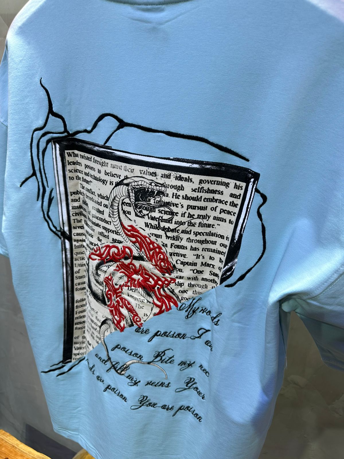 T SHIRT OVERSIZE RESPIRE BLUE 4215