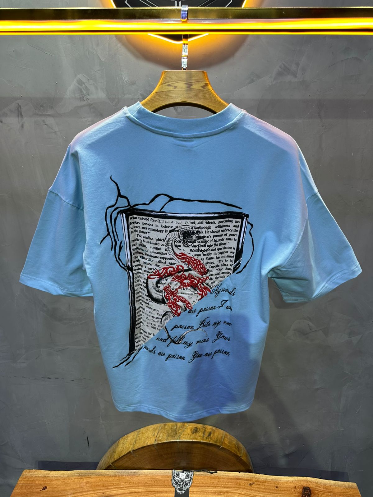 T SHIRT OVERSIZE RESPIRE BLUE 4215
