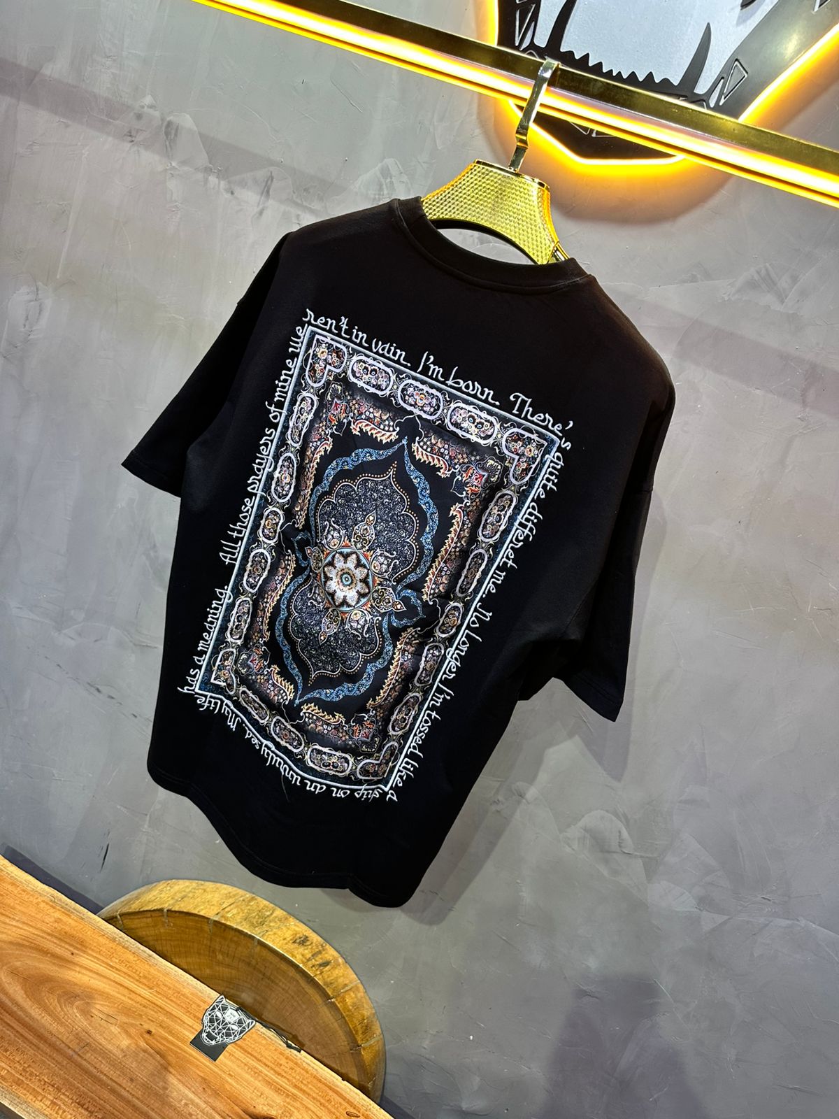 T SHIRT OVERSIZE RESPIRE BLACK 4208