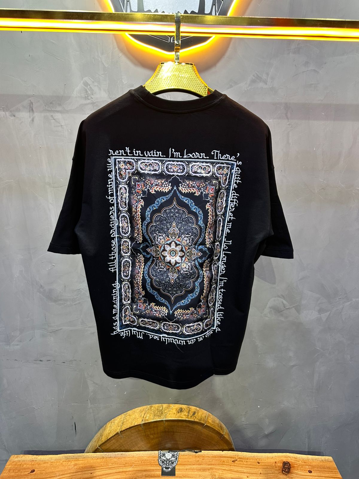 T SHIRT OVERSIZE RESPIRE BLACK 4208