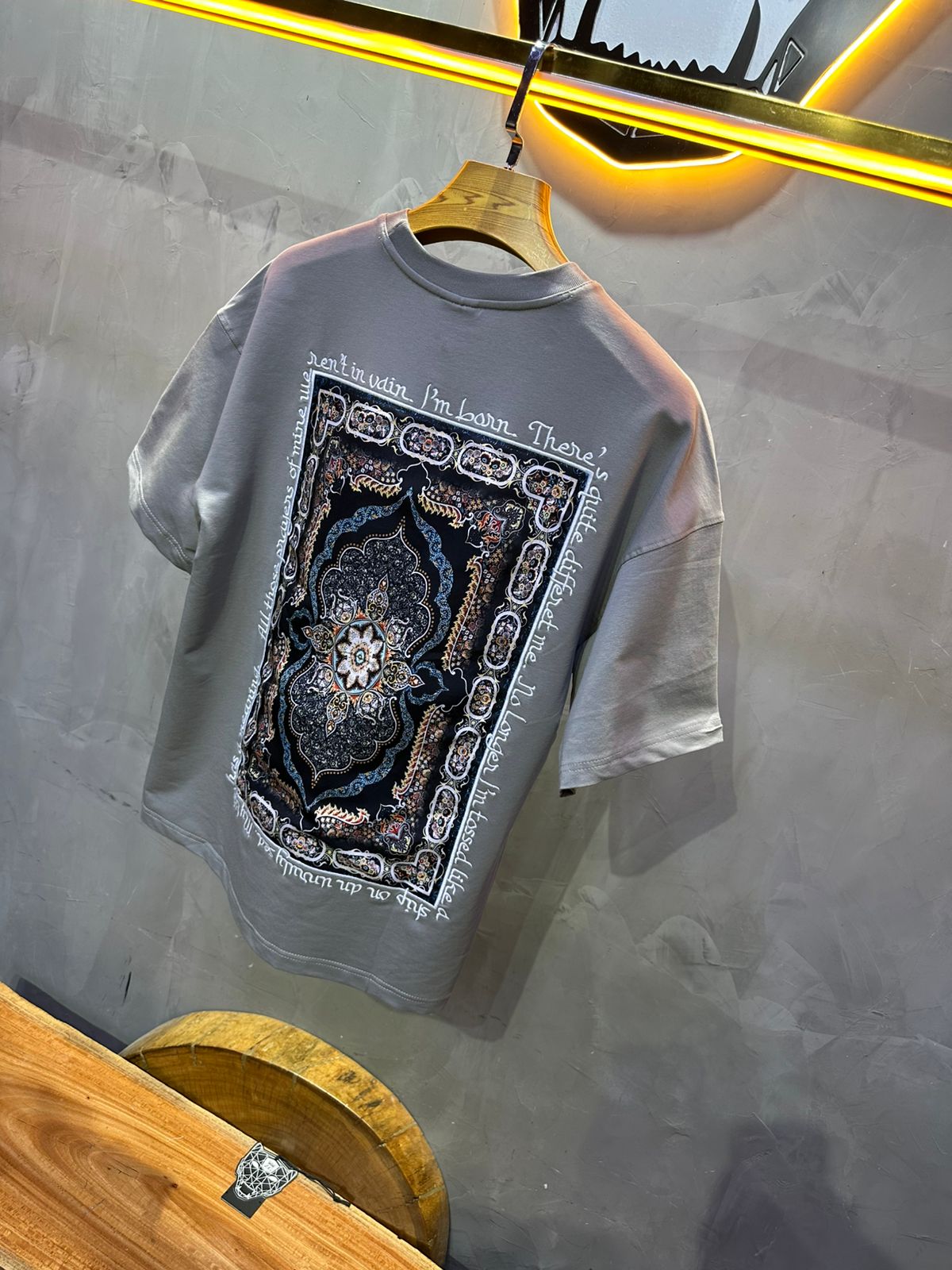 T SHIRT OVERSIZE RESPIRE GREY 4208