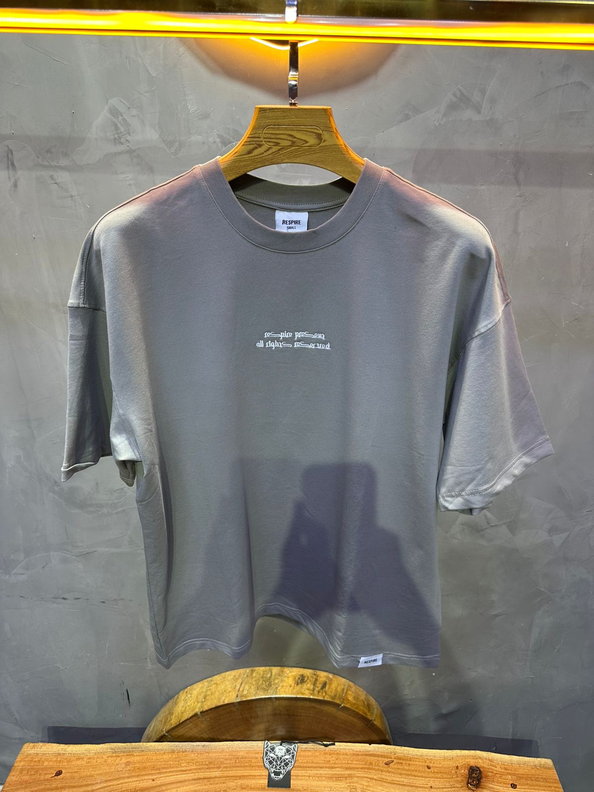 T SHIRT OVERSIZE RESPIRE GREY 4208