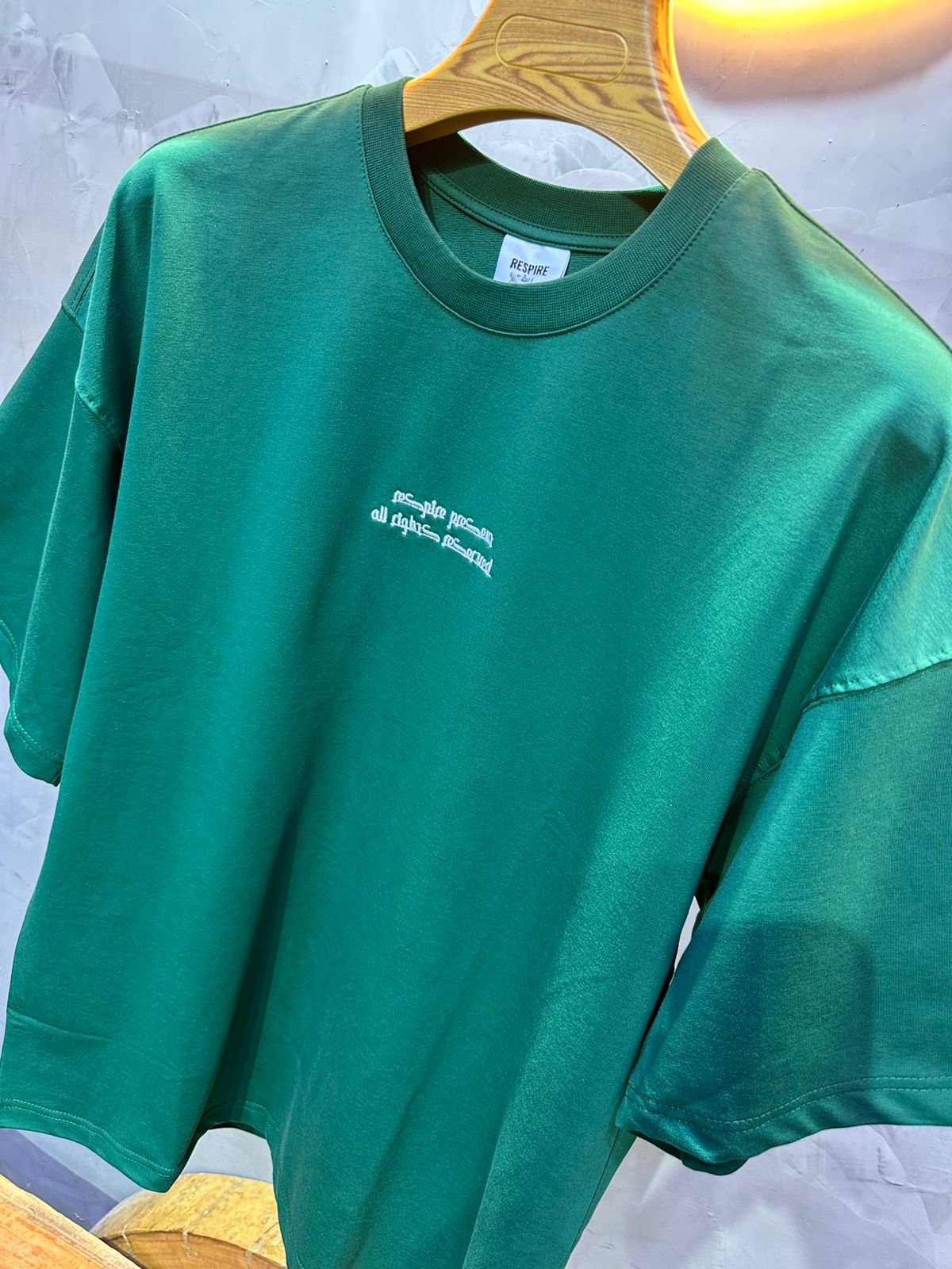 T SHIRT OVERSIZE RESPIRE GREEN 4208