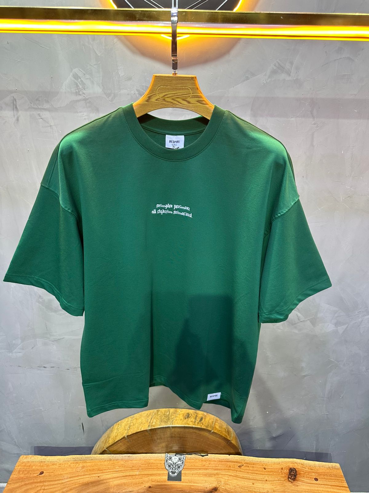 T SHIRT OVERSIZE RESPIRE GREEN 4208